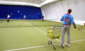 Тренировка большой теннис